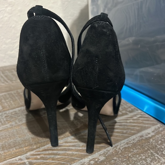 👟👠Jessica Simpson high heels black  shoes size 7M used sign of wearing out - Picture 10 of 15
